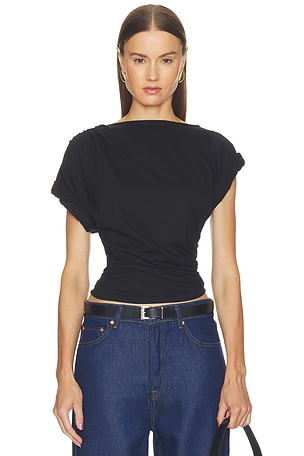 Francine Pleated Short Sleeve T-shirt The Line by K