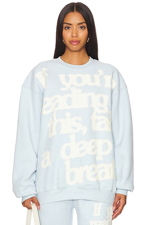 Take A Deep Breath Crewneck The Mayfair Group