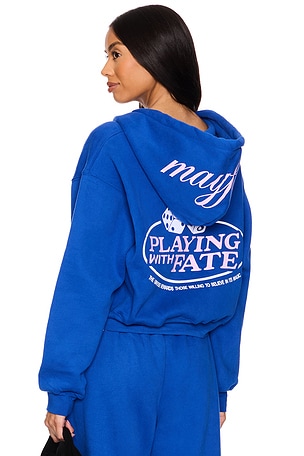 Playing With Fate Fitted Zip-up Hoodie The Mayfair Group