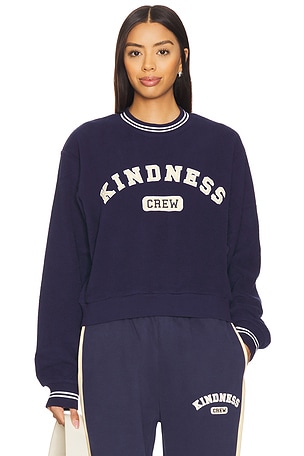 Kindness Crew - Teddy Fitted Crewneck The Mayfair Group