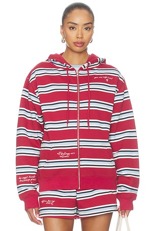 The mayfair group sudadera hoodie en color rojo