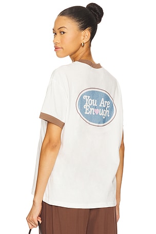 You Are Enough Fitted Tee The Mayfair Group