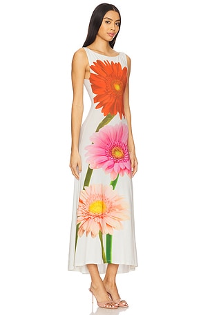Tyler McGillivary Gerbera Dress in Ivory