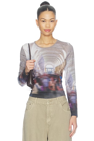 Heidi Fitted Long Sleeve Top Tyler McGillivary