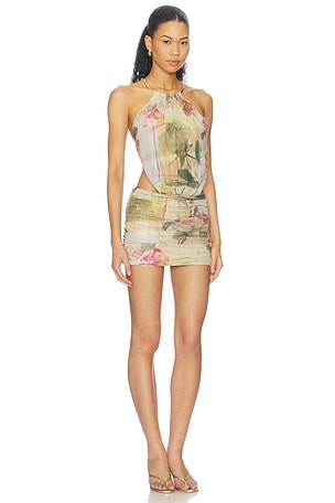 Tiger Mist Evanna Mini Dress in Multi