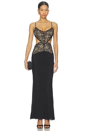 МАКСИ ПЛАТЬЕ WISTERIA Tiger Mist