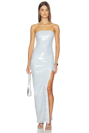 Sequin Theo Maxi Dress Tiger Mist