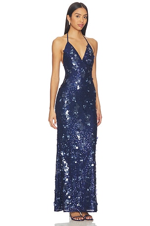 Tiger mist vestido zaN/A maxi en color azul mareno