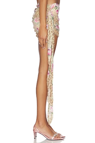 Tiger Mist Risa Mini Skirt in Brown