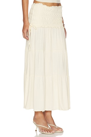 Tiger Mist Denali Maxi Skirt in Beige. Size XXS. Also