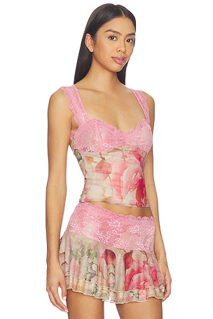 Tiger Mist Dune Top in Pink