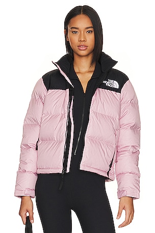 North face pink nuptse on sale