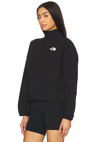 The North Face Tekware Grid 1/4 Zip Jacket in Black