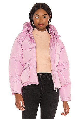Toast Society Pluto Puffer Jacket in Sherbet Pink | REVOLVE