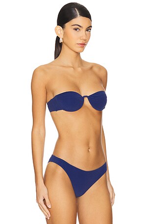 Tropic of C Mariel Bikini Top in Blue