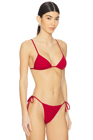 Tropic of C Equator Bikini Top in Burgundy