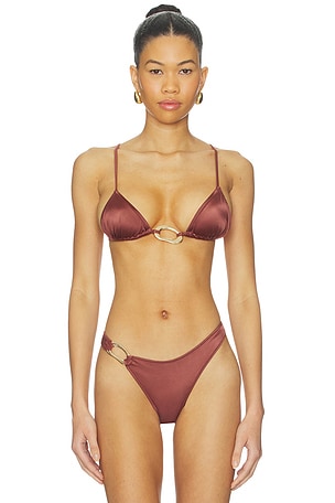 Ona Equator Triangle Bikini Top Tropic of C