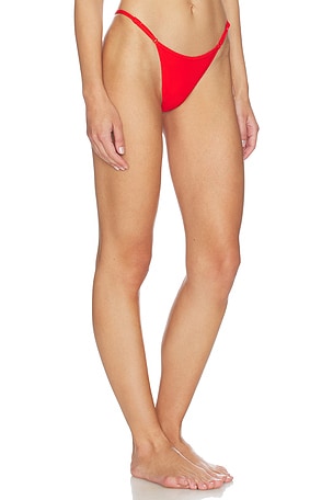 Tropic of C Luna Bikini Bottom in Red