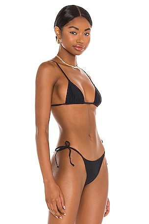 Tropic of C Equator Bikini Top in Black