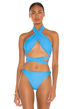 X REVOLVE Bianca Reversible Bikini Top Tropic of C