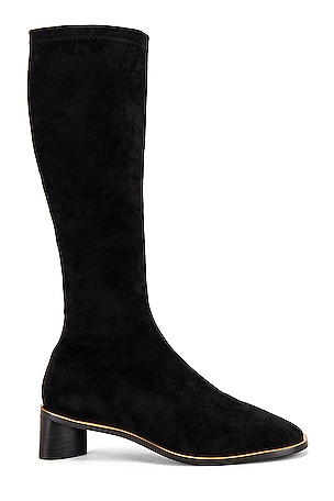 Tony Bianco Palms Boot in Nero Stretch Suede REVOLVE