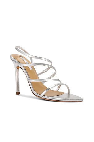 Tony Bianco Milana Sandal in Metallic Silver
