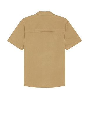 TOPO DESIGNS Retro River Shirt in Tan. Size XL/1X. Also
