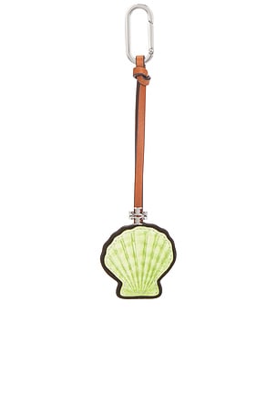 Leather Shell Key Fob Tory Burch