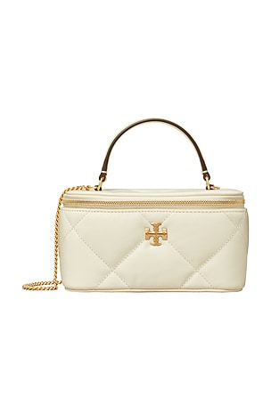 Kira Diamond Quilt Vanity Case Tory Burch