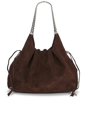 Fleming Suede Large Tote Bag Tory Burch
