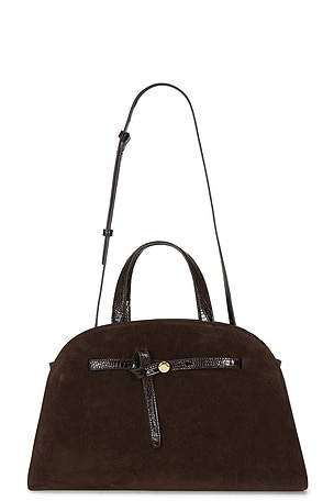 Romy Suede Bauletto Bag Tory Burch