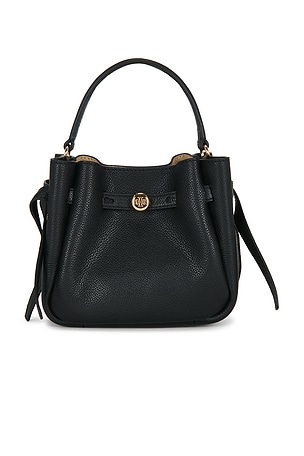 Tory Burch Romy Mini Bucket Bag in Black