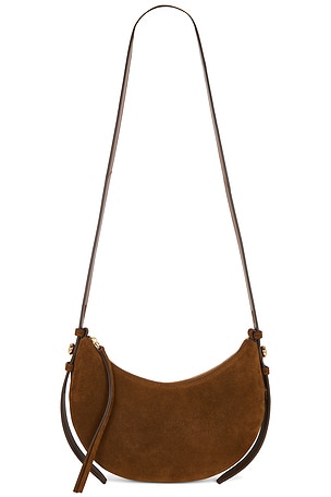 Romy Suede Half Moon Bag Tory Burch