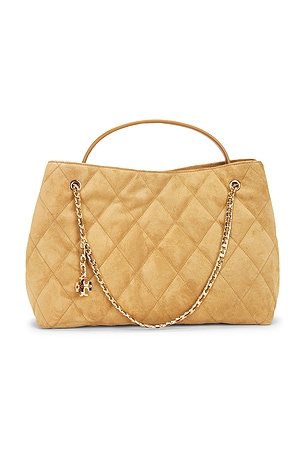 Fleming Suede Carryall Tory Burch
