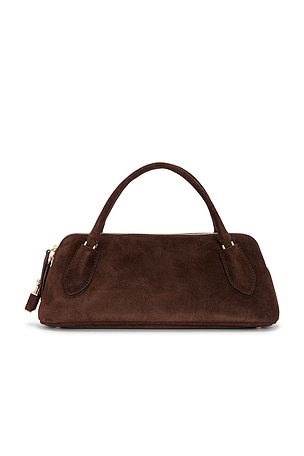 Lock Suede Top Handle Bag Tory Burch