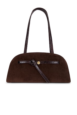 Romy Suede East West Bauletto Bag Tory Burch