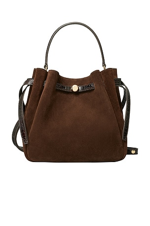 Romy Suede Bucket Bag Tory Burch