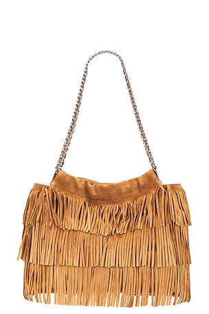 Tory Burch Fleming Fringe Hobo Bag