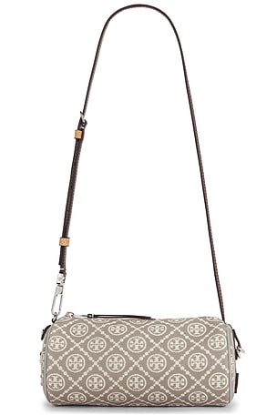 T Monogram Utility Cylinder Bag Tory Burch