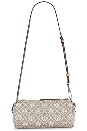 Tory Burch T Monogram Utility Cylinder Bag