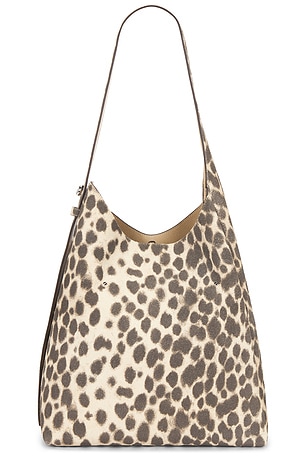Tory Burch SAC CABAS SUEDE HOBO en Beige