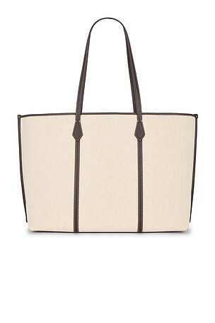 Tory Burch Perry Canvas Tote in Tan