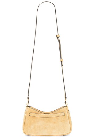 Tory Burch Zip Top Crossbody Bag in Tan