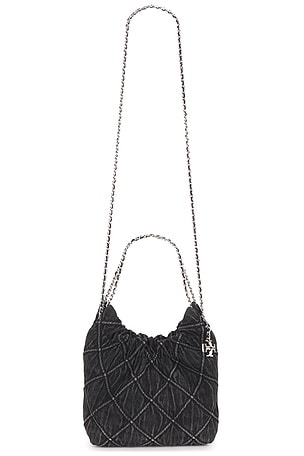 Denim Mini Hobo Bag Tory Burch