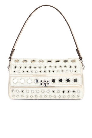 Tory Burch Charlie Embellished Small Shoulder Bag