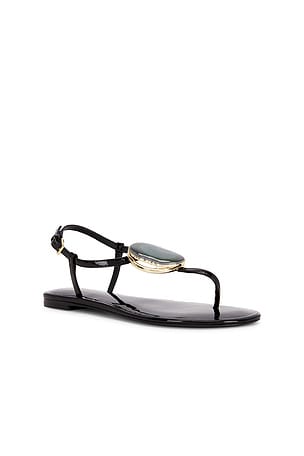 Tory Burch Patos Thong Sandal in Black. Size 7. Also