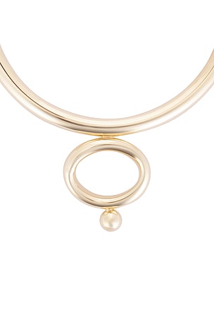 TPO Solara Necklace in Metallic Gold