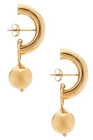 TPO Solaris Earrings in Metallic Gold