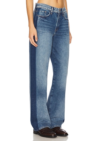 Triarchy Birkin Mid Rise Straight Leg in Blue