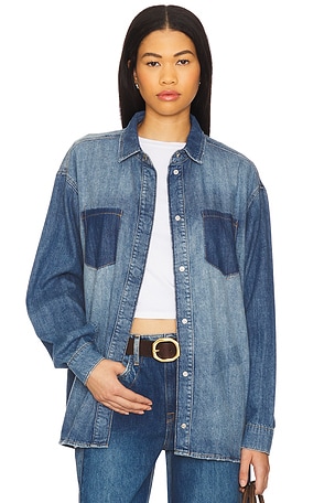 Charlotte Oversized Denim Shirt Triarchy